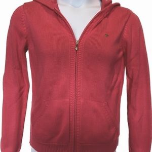 Lilly Pulitzer Hooded Cotton Sweater with Zipper